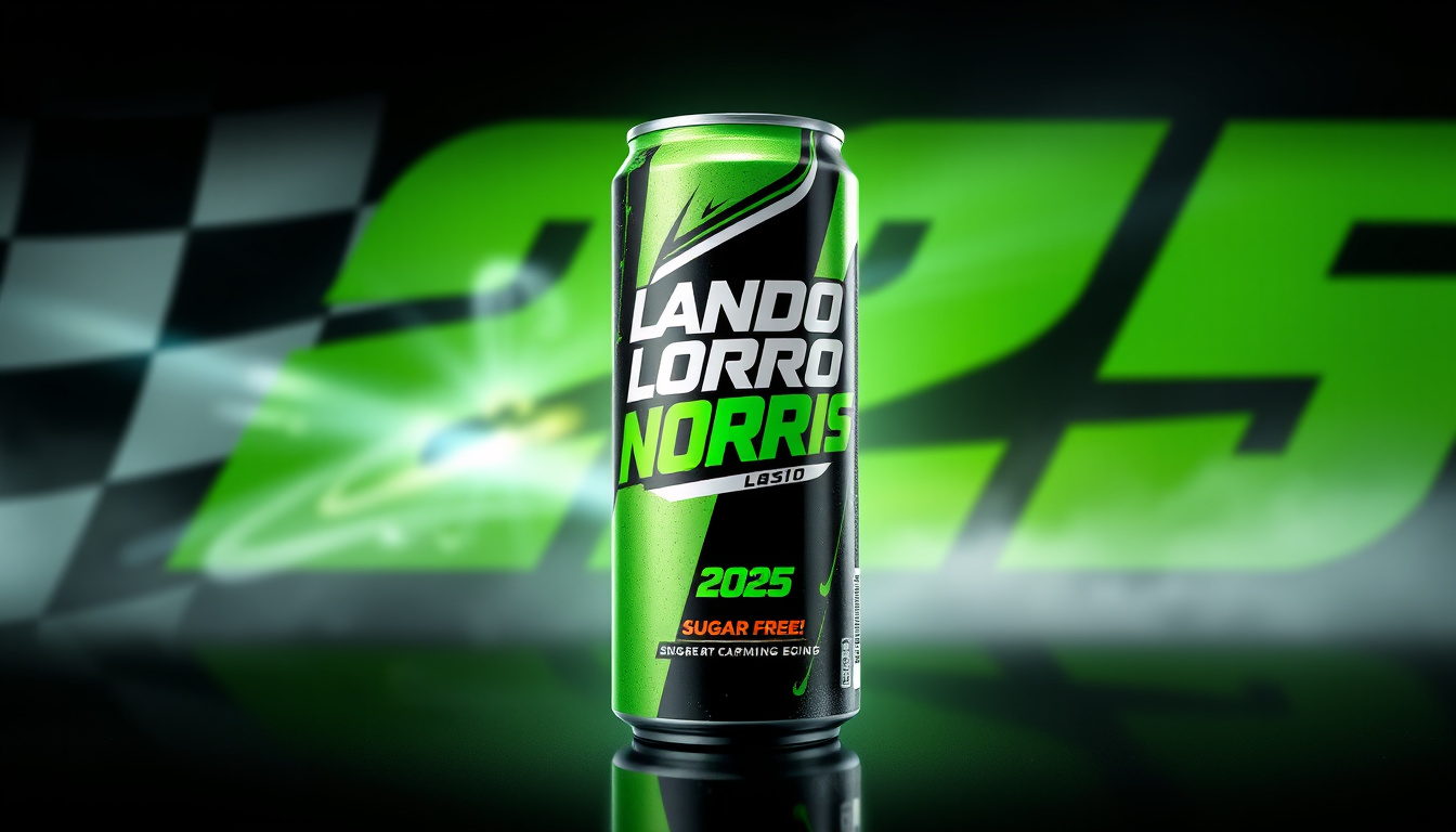 Lando Norris Monster – Sokeriton energiajuoma 2025